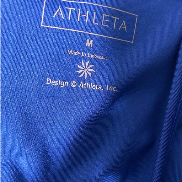 Athleta Womens tinker top racer back tie waist size medium tank top. Exercise - Picture 9 of 9